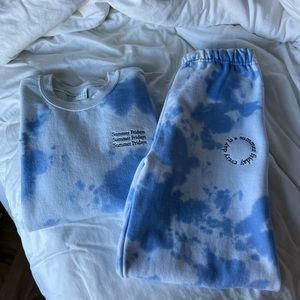 Summer Fridays 2 piece tie dye set